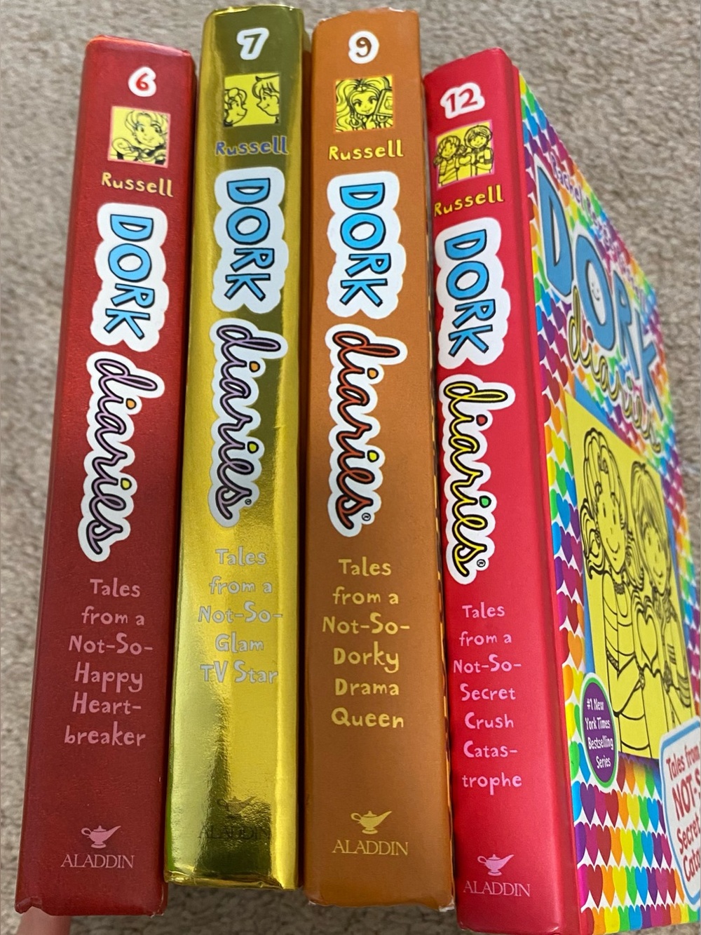 Dork Diaries kids 4 book collection